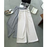 【DECADE CLASSIC】ミックス素材ワイドパンツ | DECADECLASSIC | 詳細画像1 