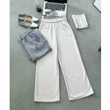 【DECADE CLASSIC】ミックス素材ワイドパンツ | DECADECLASSIC | 詳細画像2 