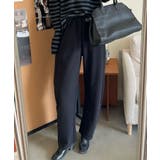 ブラック | イージースウェットワイドパンツ | aimoha 