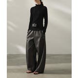 【DECADE CLASSIC】前後2wayウール混タートルネックトップス【AW… | DECADECLASSIC | 詳細画像2 