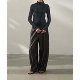 【DECADE CLASSIC】前後2wayウール混タートルネックトップス【AW… | DECADECLASSIC | 詳細画像3 