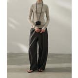 【DECADE CLASSIC】前後2wayウール混タートルネックトップス【AW… | DECADECLASSIC | 詳細画像6 