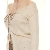 【HOOK】for girls ダメージ編み上げニットソー | HOOK | 詳細画像12 