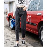 グレー | 人気 デニムパンツ テーパードデニム | aimoha
