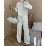 ライトベージュ | シンプルカジュアルスウェットパンツ | aimoha