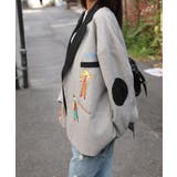 HOOK -original- レトロ調人物刺繍異素材襟テーラードジャケット | HOOK | 詳細画像3 