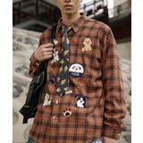 HOOK -original- レトロ古着風 ドッグ刺繍チェックシャツ | HOOK | 詳細画像8 