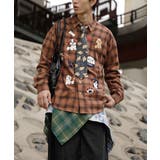 HOOK -original- レトロ古着風 ドッグ刺繍チェックシャツ | HOOK | 詳細画像2 