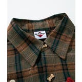 HOOK -original- レトロ古着風 ドッグ刺繍チェックシャツ | HOOK | 詳細画像12 