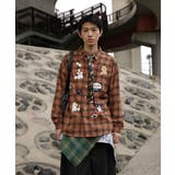 HOOK -original- レトロ古着風 ドッグ刺繍チェックシャツ | HOOK | 詳細画像3 