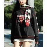 HOOK -original- レトロ調溶けるハートパッチワークスウェット | HOOK | 詳細画像23
