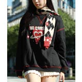 HOOK -original- レトロ調溶けるハートパッチワークスウェット | HOOK | 詳細画像24