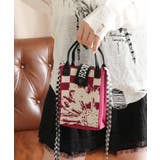 レッド | HOOK original ポップマーガレット総柄ミニショルダーバッグ | HOOK