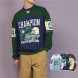 スウェット【HOOK】アメカジカレッジ風フットボールプリントスウェット ストリー… | HOOK | 詳細画像1 