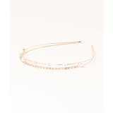 パールとゴールドの華奢カチューシャ 韓国ファッション ハイウエスト | aimoha | 詳細画像13