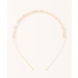 パールとゴールドの華奢カチューシャ 韓国ファッション ハイウエスト | aimoha | 詳細画像12