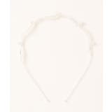 パールとゴールドの華奢カチューシャ 韓国ファッション ハイウエスト | aimoha | 詳細画像3