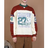 スウェット【HOOK】アメカジカレッジ風フットボールプリントスウェット ストリー… | HOOK | 詳細画像29 