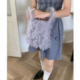 グレー | チュールフリルキャミバッグ | HOOK