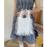 ライトベージュ | チュールフリルキャミバッグ | HOOK