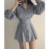 在庫限り新作 ショーツ付きセクシーシャツワンピース 韓国ファッション | aimoha  | 詳細画像4 