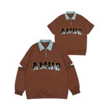 ブラウン | 2WAYポロスウェット HOOK 個性派 | HOOK
