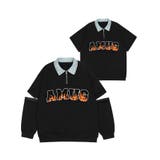 ブラック | 2WAYポロスウェット HOOK 個性派 | HOOK