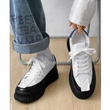 シンプルきれいめ個性派厚底スニーカー | aimoha men | 詳細画像7