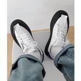 シンプルきれいめ個性派厚底スニーカー | aimoha men | 詳細画像8