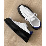 シンプルきれいめ個性派厚底スニーカー | aimoha men | 詳細画像17