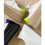 シンプルきれいめ個性派厚底スニーカー | aimoha men | 詳細画像25