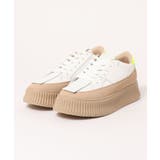 シンプルきれいめ個性派厚底スニーカー | aimoha men | 詳細画像2