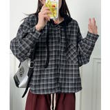 チェック柄フーディシャツ | aimoha  | 詳細画像7 