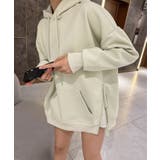 ライトグリーン | サイドスリットパーカー | aimoha 