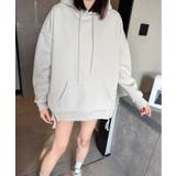 ライトベージュ | サイドスリットパーカー | aimoha 