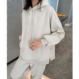 ロゴ刺繍パーカー | aimoha  | 詳細画像21 