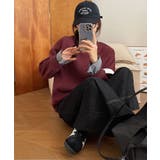 フェイクレイヤード袖口裏起毛スウェット【AW】 | aimoha | 詳細画像7