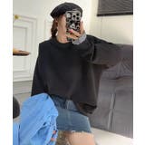 フェイクレイヤード袖口裏起毛スウェット【AW】 | aimoha | 詳細画像3