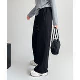 裏起毛ワイドレッグスウェットパンツ【AW】 | aimoha  | 詳細画像6 