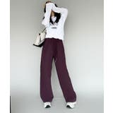 裏起毛ワイドレッグスウェットパンツ【AW】 | aimoha  | 詳細画像1 