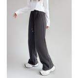 裏起毛ワイドレッグスウェットパンツ【AW】 | aimoha  | 詳細画像19 