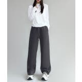 裏起毛ワイドレッグスウェットパンツ【AW】 | aimoha  | 詳細画像21 