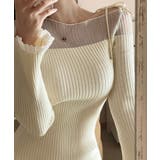 シアーニットミニワンピース Jasmine Grandiflorum | aimoha  | 詳細画像7 