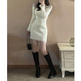 シアーニットミニワンピース Jasmine Grandiflorum | aimoha  | 詳細画像9 