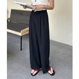 ストレート タック ワイドパンツ | aimoha | 詳細画像9