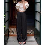 ストレート タック ワイドパンツ | aimoha | 詳細画像8