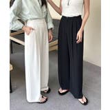 ストレート タック ワイドパンツ | aimoha | 詳細画像13