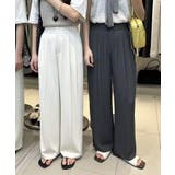 ストレート タック ワイドパンツ | aimoha | 詳細画像14