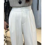 ストレート タック ワイドパンツ | aimoha | 詳細画像6