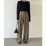 ストレート ダブルタック ワイドパンツ | aimoha | 詳細画像11